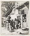 ADRIAEN VAN OSTADE Three etchings.